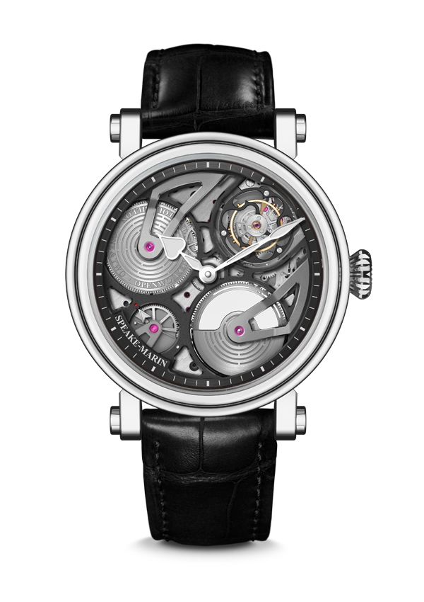 Openworked Tourbillon Swiss luxury watches Speake Marin